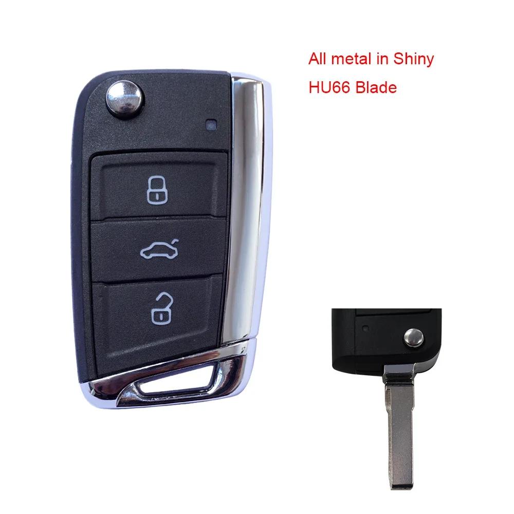 Cocolockey Fjärrnyckel Skal För Vw Polo Golf7 Mk7 Tiguan För Skoda Octavia Kodiaq Karoq För Seat Ateca Biltillbehör