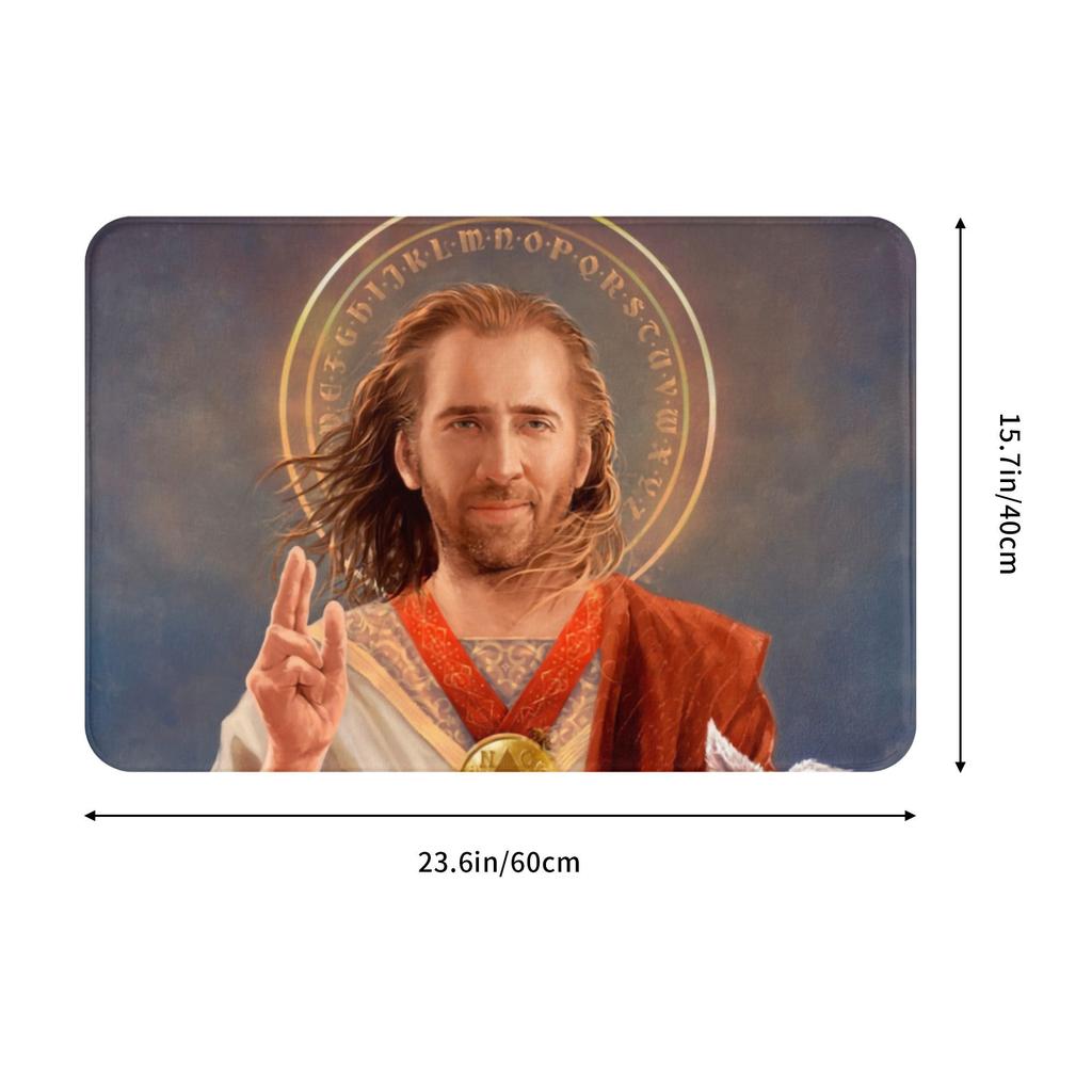 Sint Nicolaas Kooi Deurmat Mat Antislip Grappige Meme Badkamer Keuken Woonkamer Vloerkleed Tapijt 40*60cm