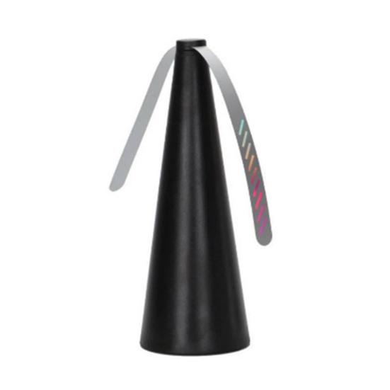 Fly Repellent Fan with Reflective Strip Outdoor Camping Fishing Picnic Indoor Desktop Food Fan Portable Silent Foldable Fly Spinner Fan