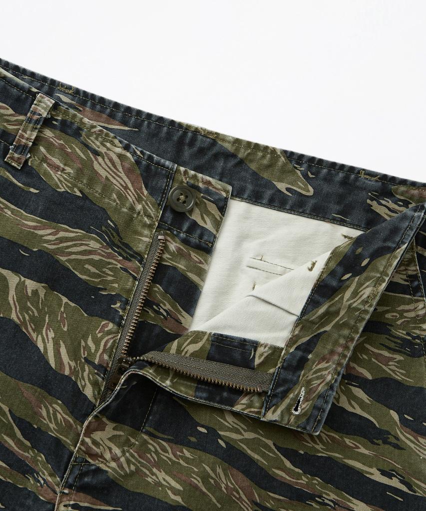 OUTSTANDING Tds Tiger Camo Military Shorts_Tiger Camo