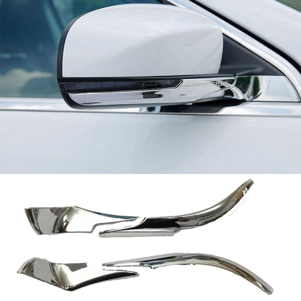 Bandes anti-frottements pour garniture de sourcils de rétroviseur, accessoires de voiture pour Jeep Compass 2017 2018 2022