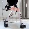 Japanese-Style Lolita Bowknot Calf Socks | Pure Desire Lace Hollow Knee-High Socks - Summer Thin & JK Versatile