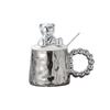 Cană Lux Ușor Galvanizată Cană Ceramică Ursuleț Drăguț cu Suport Capac Cană Cană Nișă Acasă Birou Cană Apă