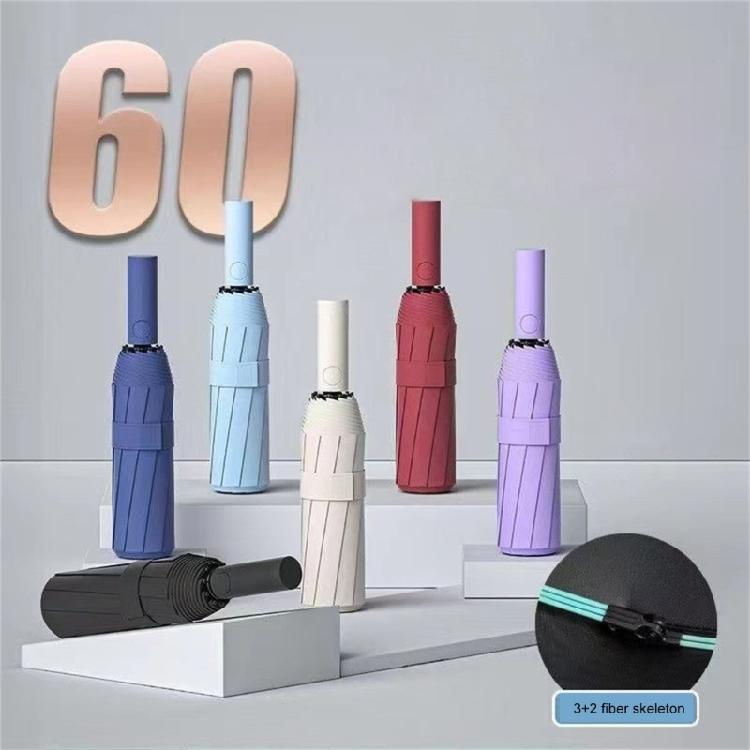 60 Rib Umbrella with Easy Auto Open/Close Feature Sun Rain Protective Umbrellas Automatic Fold