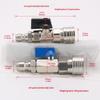 Stainless Steel High Pressure Washer Ball Valves Hose Control Water Flows Switches 3/8 or 1/4inch Quick Connect Fittings