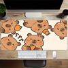 Large Multi-Size Non-Slip Rubber Base Cute, Oranges, Bears Mouse Pad, Stitched Edges Keyboard Desk Mat for School, Office, Home, Gift for Fr