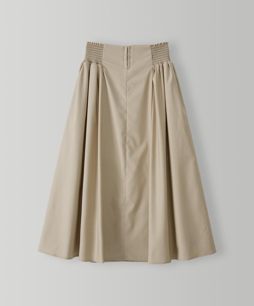 Syeliobeu Blanche Long Skirt - Beige