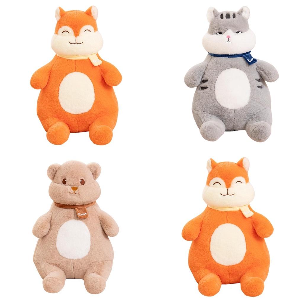 Cute Forest Friends Plush Toy Vivian Bear Leo Fox O Bubble Rabbit And Winky Cat 40cm Height