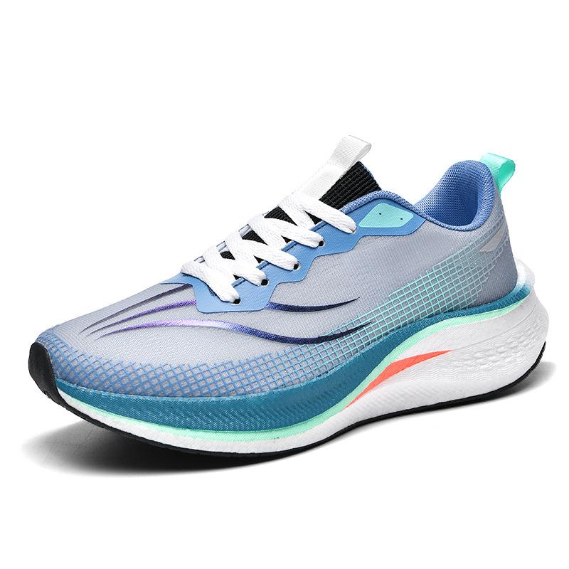 2026 Summer New Carbon Plate Racing Training Running Shoes Breathable Shock Absorption Rebound Professional Marathon Sports Shoes