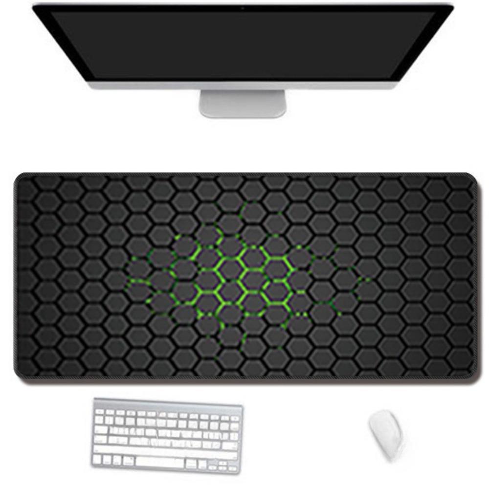 1 buc. mouse pad Gaming Pad pentru tastatură mare 31,5 x 11,8 inci Mouse Pad topografic alb-negru Mouse Pad pentru tastatură cu Anti-Sl