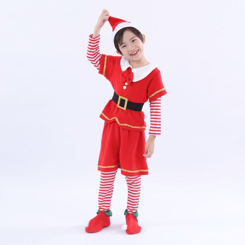 Soft Comfort Polyester Christmas Cosplay Costume For Toddler Boys Girls