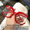 Vintage Oversized Owl Reading Glasses Women Myopia Customize Prescription Optical Anti Blue Light Presbyopia Eyeglasses Frame