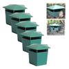 1/4 Peças Caixa Armadilha para Caracóis Fácil de Usar Protetor de Jardim Fazenda Armadilhas para Lesmas Caracóis Capturador de Lesmas Ecológico para Jardim Quintal