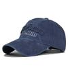 Vintage Distressed Baseball Cap Cyprus Embroidered Washed Canvas Duck Tongue Sun Hat Outdoor Unisex Hat