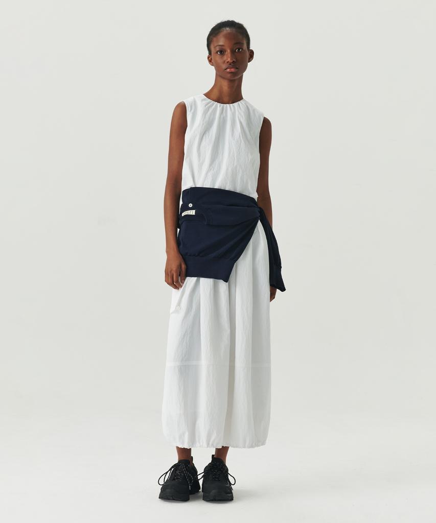 Leuba Cargo Layered String Dress - White