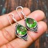 Peridot, Edelsteen Handgemaakte 925 Sterling Zilveren Sieraden Oorbellen Voor Vrouwen