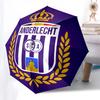 Anderlecht, Badge Automatic Opening and Closing, 8 Rib Structure Portable Umbrella, Suitable for Men and Women In All Seasons  Perfect Gift