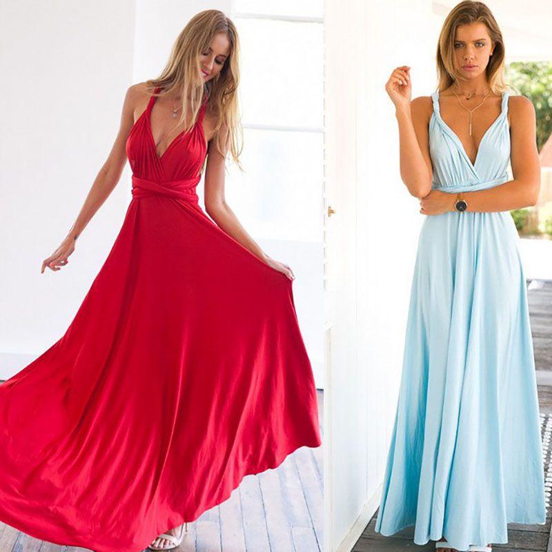 Elegant Dames Lange Mouwloze Jurk Perfect Voor Avondfeest En Cocktail Evenementen