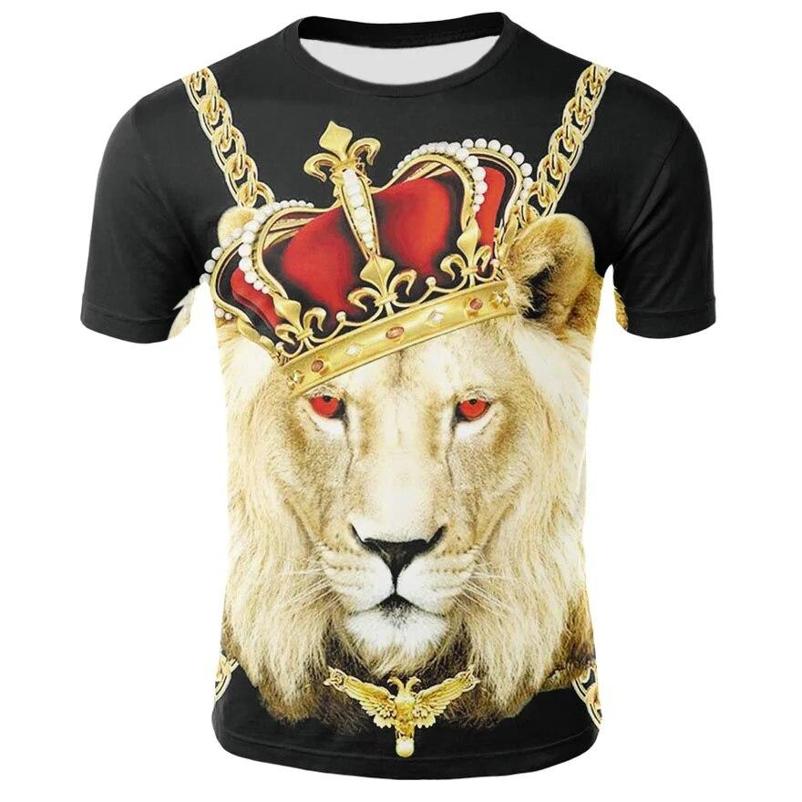 Fashion 3d Dog Printed Tshirts For Men S Tshirt Hip Hop Summer Streetwear Cat T-shirt Funny Casual Short Sleeve Oversized Tops