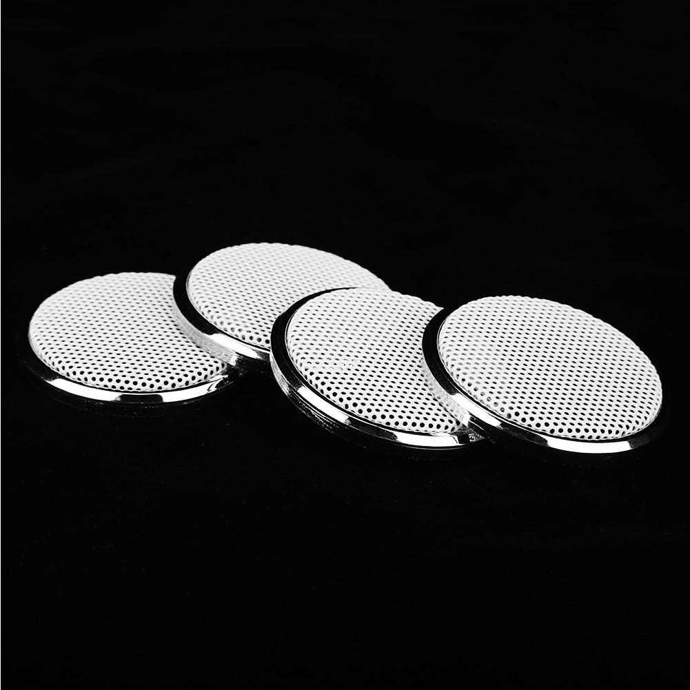 4 stuks 1 inch Audio Luidspreker Grille Beschermend Decoratieve Audio Luidspreker Wit Gaas Grille