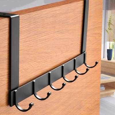 Hooks Over The Door  Hooks Home Bathroom Organizer Rack Clothes Coat Hat Towel Hanger Bathroom Kitchen Accessories Holder