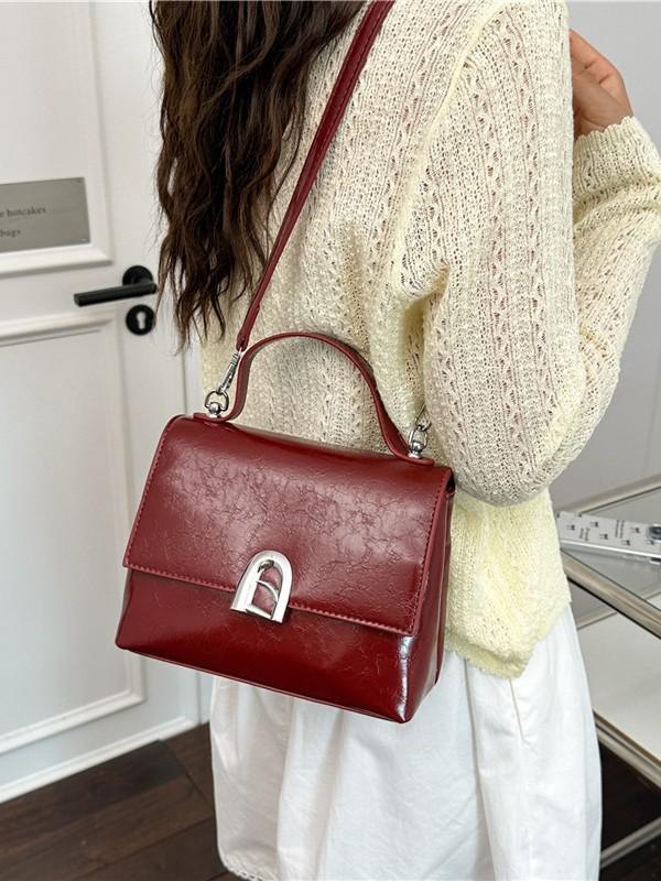 Korean Style Simple Fashion Handbag - Single Shoulder Crossbody for Work, Commuting, High-End Light Luxury Feel for Women
