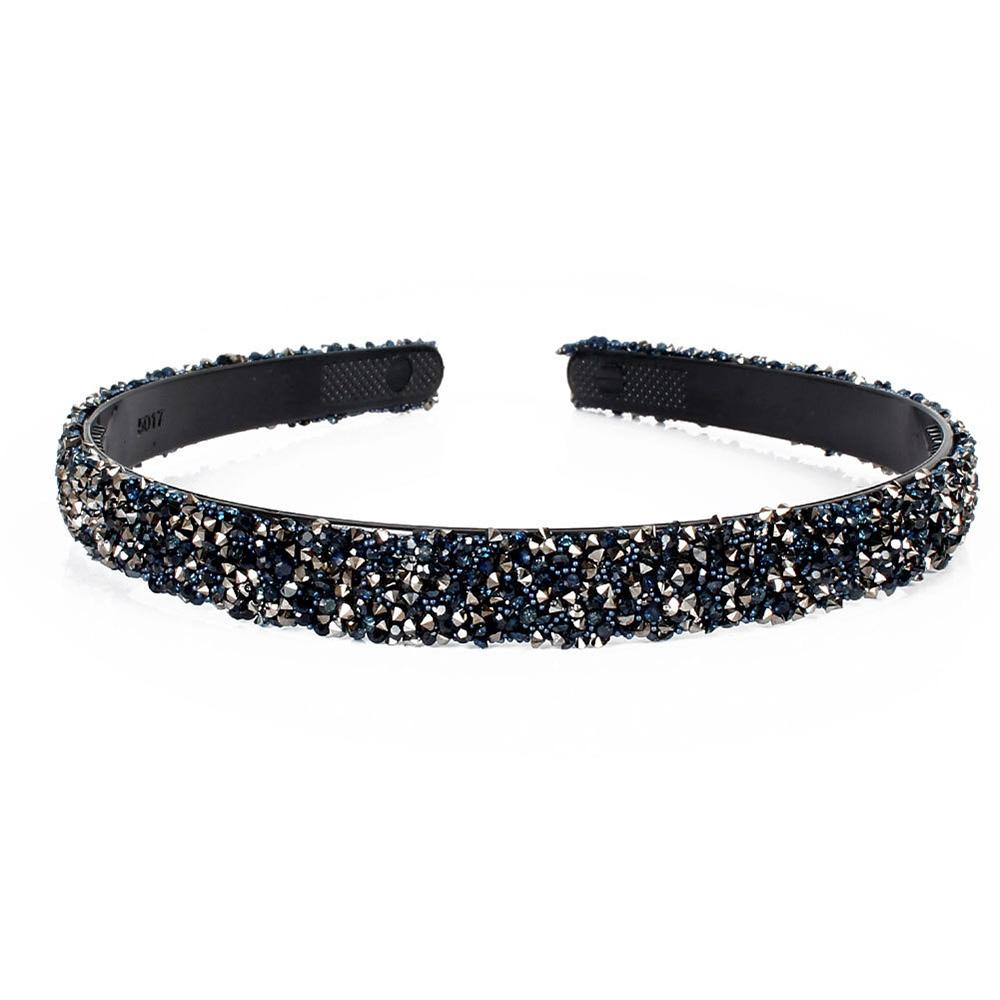 Fashion Women Luxury Rhinestones Simple Simulated Pearl Crystal Hairbands Pearl Headbands Hair Hoop Hair Accessories
