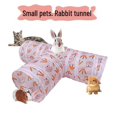 Suministros para Mascotas Túnel de Poliéster para Conejo y Gato - Ligero y Portátil