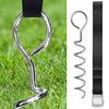 Spiral Ground Anchor High Durability Rust-proof Metal Tent Trampoline Ground Stake Spiral Anchor Parts Tent Supplies