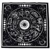60x60cm Tarot Card Tablecloth Flannel Geometric Figure Divination Altar Cloth Board Game Oracles Card Pad Rune Support