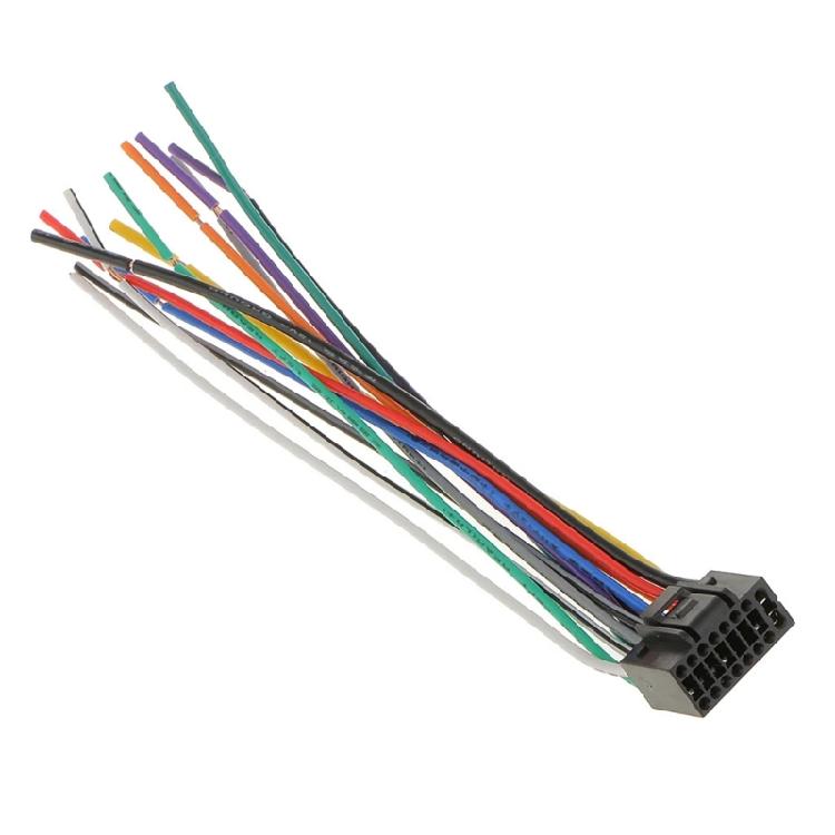 16Pin Wiring Harnesses Adapter 16Pin Plugs Connect Conversion Cable for Car Radio