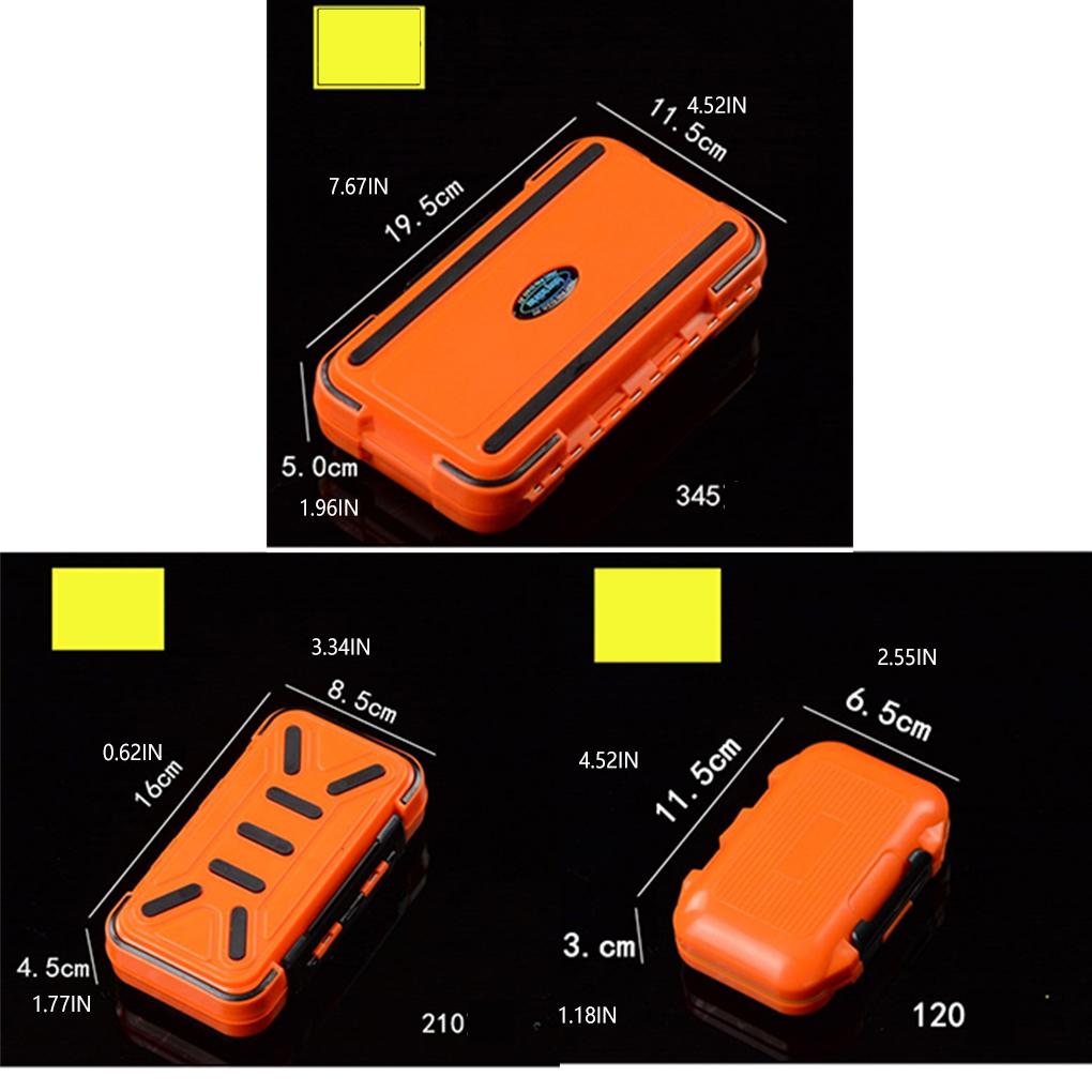 Portable Fishing Hook Storage Box Independed Dustproof Lure Bait Organizer Carrying Case Container Outdoor Equipment
