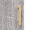 Highboard Gray Sonoma 69.5 X 34 X 180 Cm Particleboard