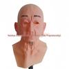 Halloween Grandpa Bald Man Wig & Mask Set