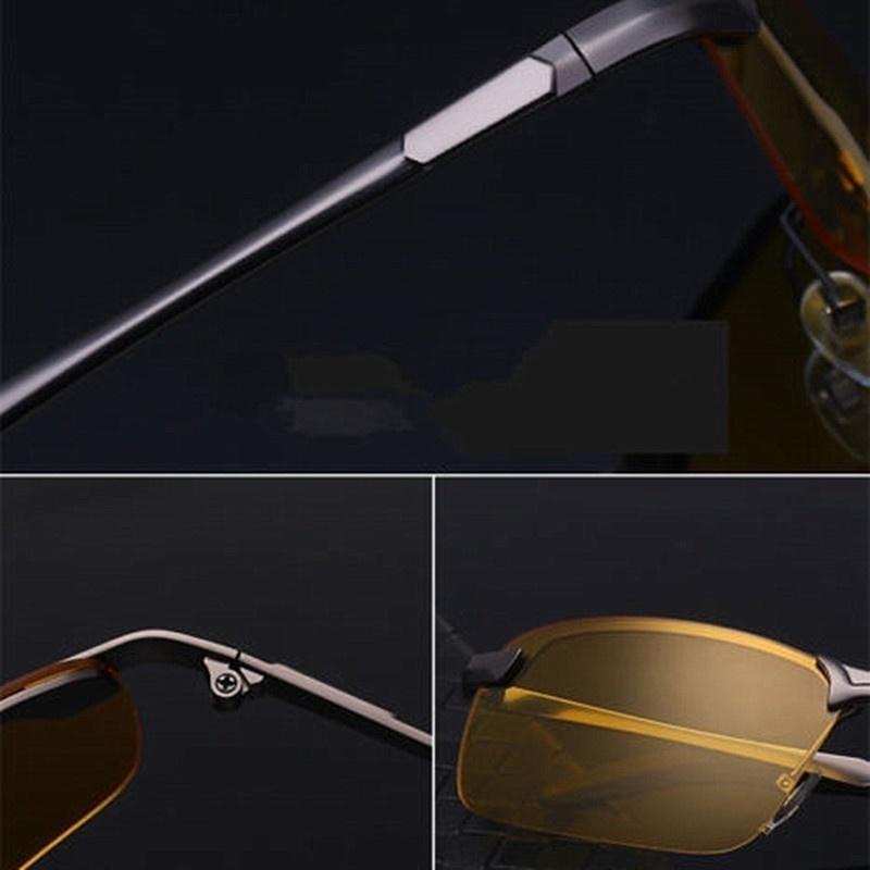 Smart Photosensitive Polarized Sunglasses for Day Night Driving Fishing with Night Vision