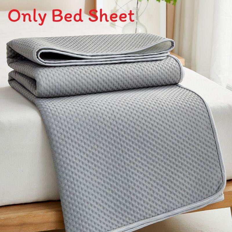 Breathable Ice Silk Cooling Mat For Bed With Doublesided Design For Dorm Room Use