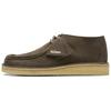 Bottes de cheville mode à bout rond en daim pour homme style nomade du désert Vert olive 26178174