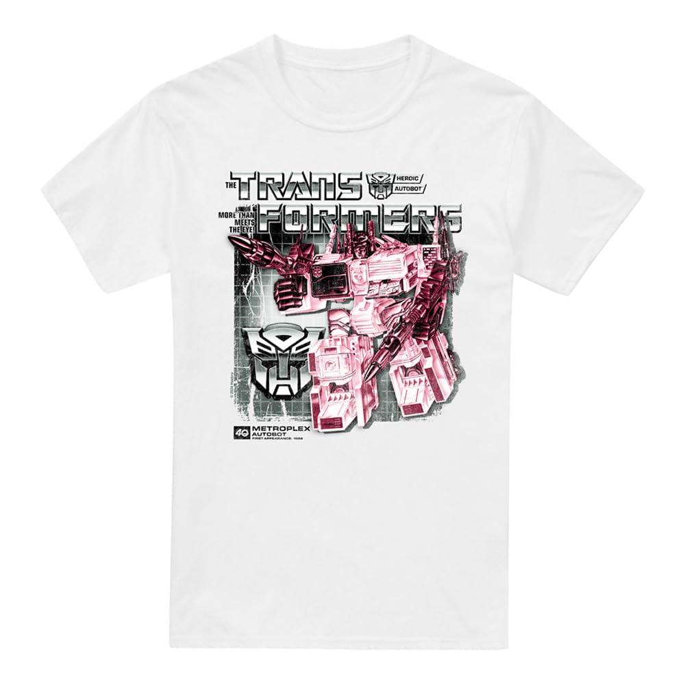 Transformers Mens Metropplex Box 40th T-Shirt