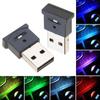 1Pc/4Pcs Car Atmosphere Light Car LED Lights RGB Automotive Interior Lamp Car Mini USB Atmosphere Light for Laptop Home