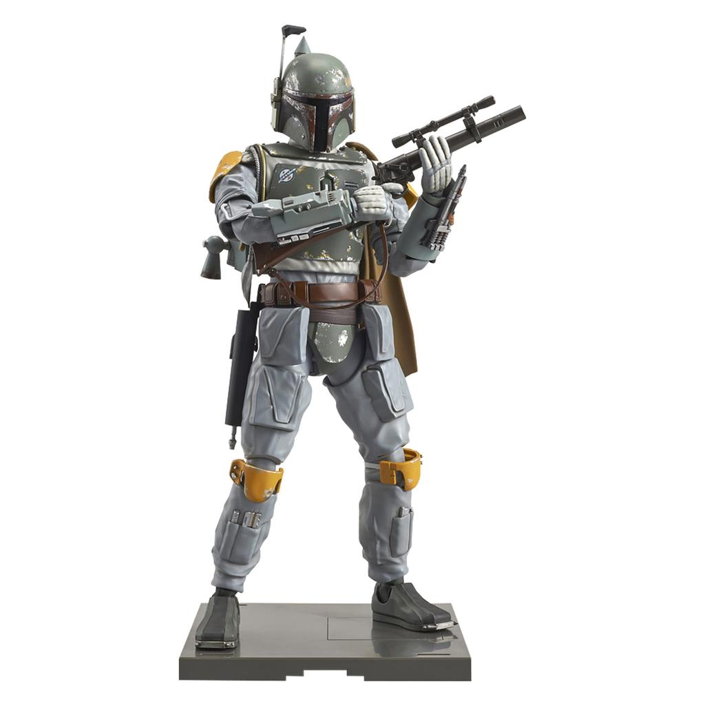 BANDAI SPIRITS Star Wars Boba Fett Plastikmodell im Maßstab 1/12, farbcodiert