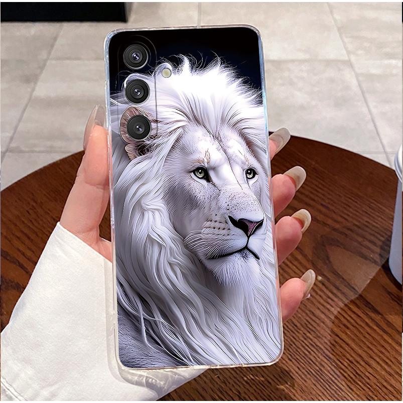 Phone Case For Samsung Galaxy S24 Plus S 24 Ultra 5G Luxury Cute Love Rabbit Funny Clear Silicone Protective Soft TPU Back Cover