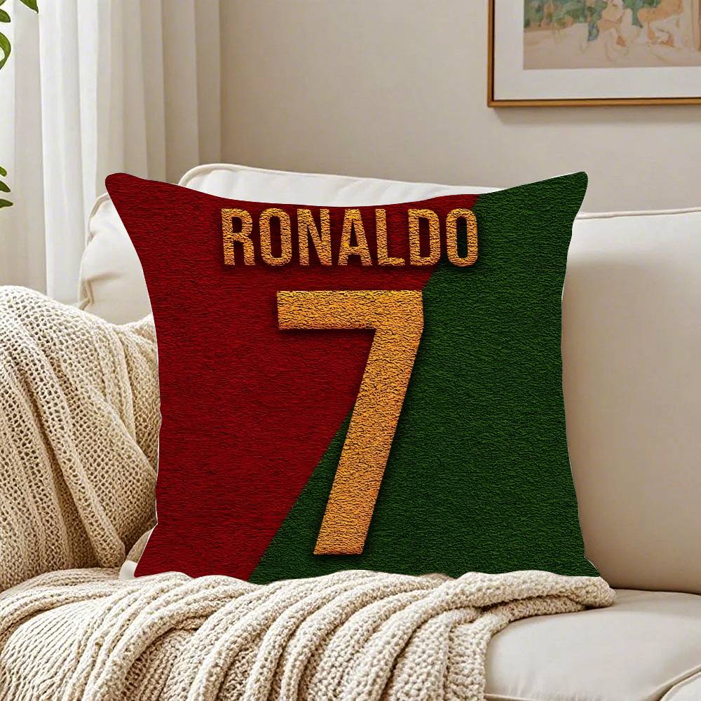 Cr7 Cristiano Ronaldo Federa Cuscino Autunnale Modello Stampato Federa per Cuscino Divano Soggiorno e Decorazione Camera da Letto