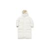 Li Ning CF Su Series Silk Road Exploration Show Casual Sports Long Hooded Warm Down Jacket Women Outerwear Off-White AYMQ562-2