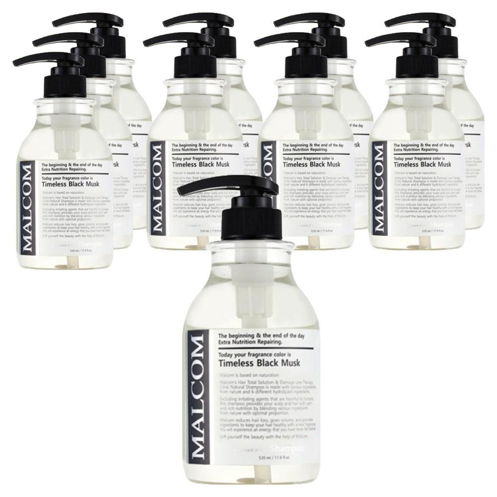Malcolm Shampoo Timeless Black Musk 520ml 10 pcs