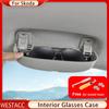 Car Glasses Case Sunglasses Holder Case for Skoda Karoq Kodiaq 2017 2018    Eyeglasses Storage Box