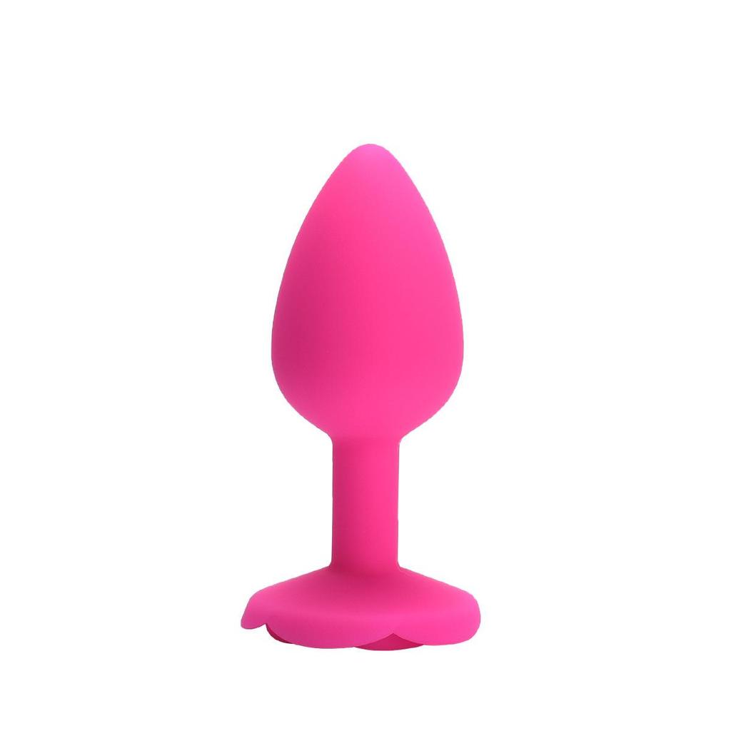 Rose Silicone Anal Plug for SM and Adult Play