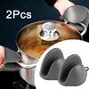 2pcs Oven Mitts Silicone Heat Resistant Pinch Mitts Anti Scalding Non Slip Gloves Clips Pot Holder Cooking Baking Oven Mitts