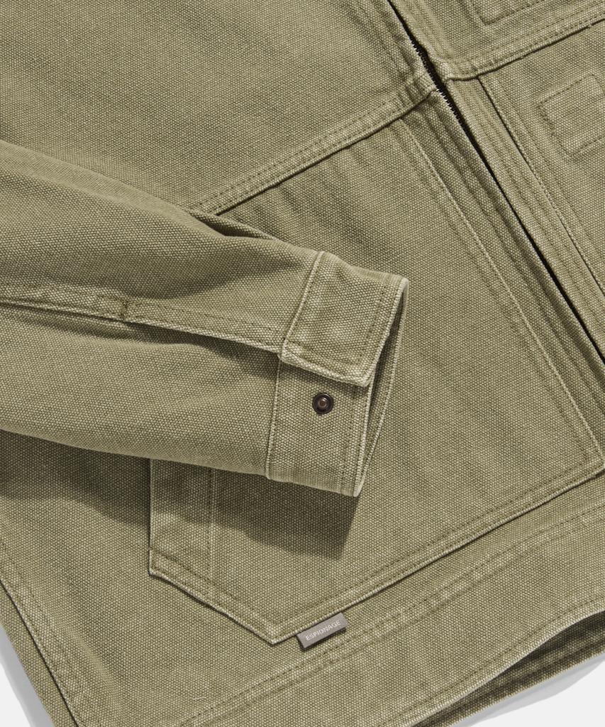 Espionage Ray Canvas Work Parka Khaki Beige
