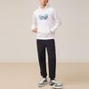 Anta Basketball Series FW22 Pattern Print Pullover Hoodie Men Tops White 152231724-1