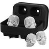 Generise 3D Silicone Skull Head Ice Cube Mold for Cocktail, Whiskey, Halloween[H258]